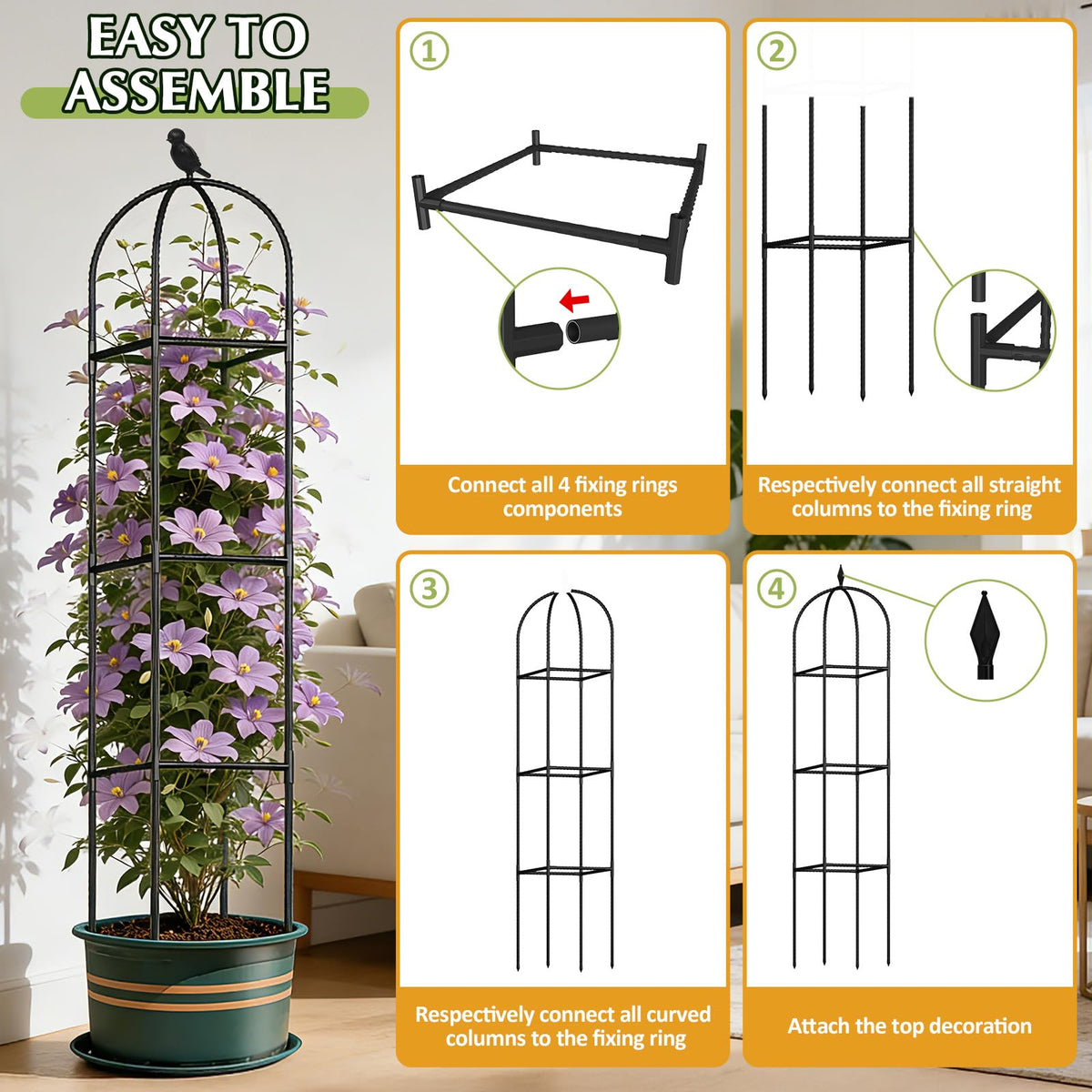 CL FUN outdoor indoor decor trellis enhances garden paths with graceful support