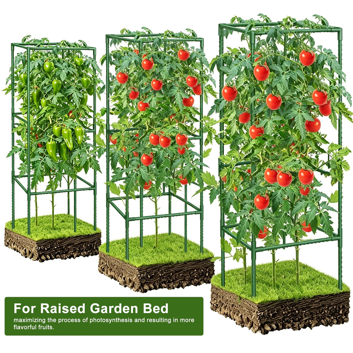 CL FUN garden wire roll in use to anchor growing tomato branches