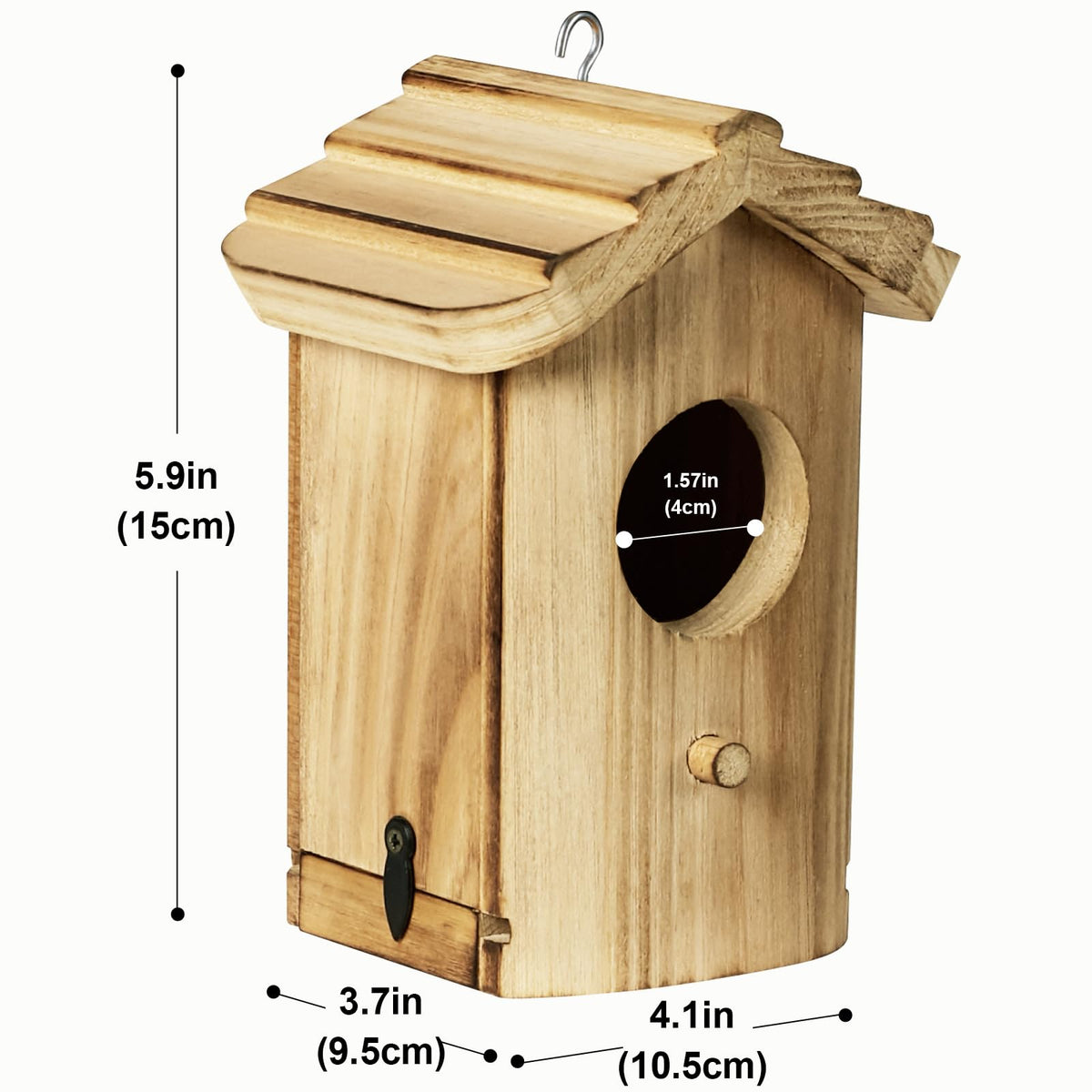 CLACKIBUKVYZ ready-to-hang design shows instant outdoor setup