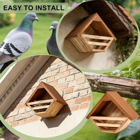 CLACKIBUKVYZ safe roosting shelter protects birds from predators.