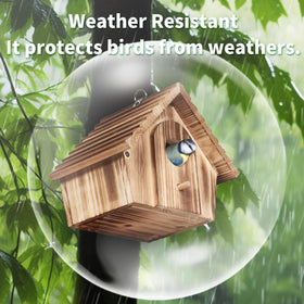 CLACKIBUKVYZ versatile-birdhouse supports multiple garden species.