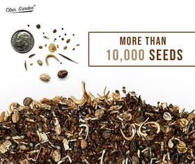 Claix Garden resealable seed bag keeps California wildflower seeds viable.