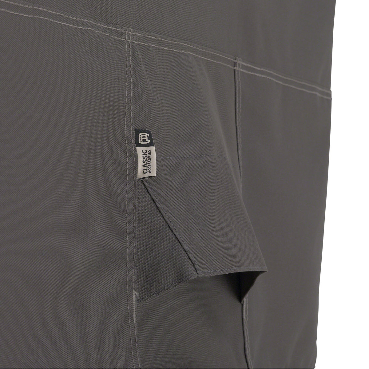 Gardelle One fabric provides water resistance and UV protection for outdoor seating.
