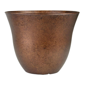 Classic Home and Garden Honeysuckle resin planter with a faux ceramic finish, ideal for indoor or outdoor display.