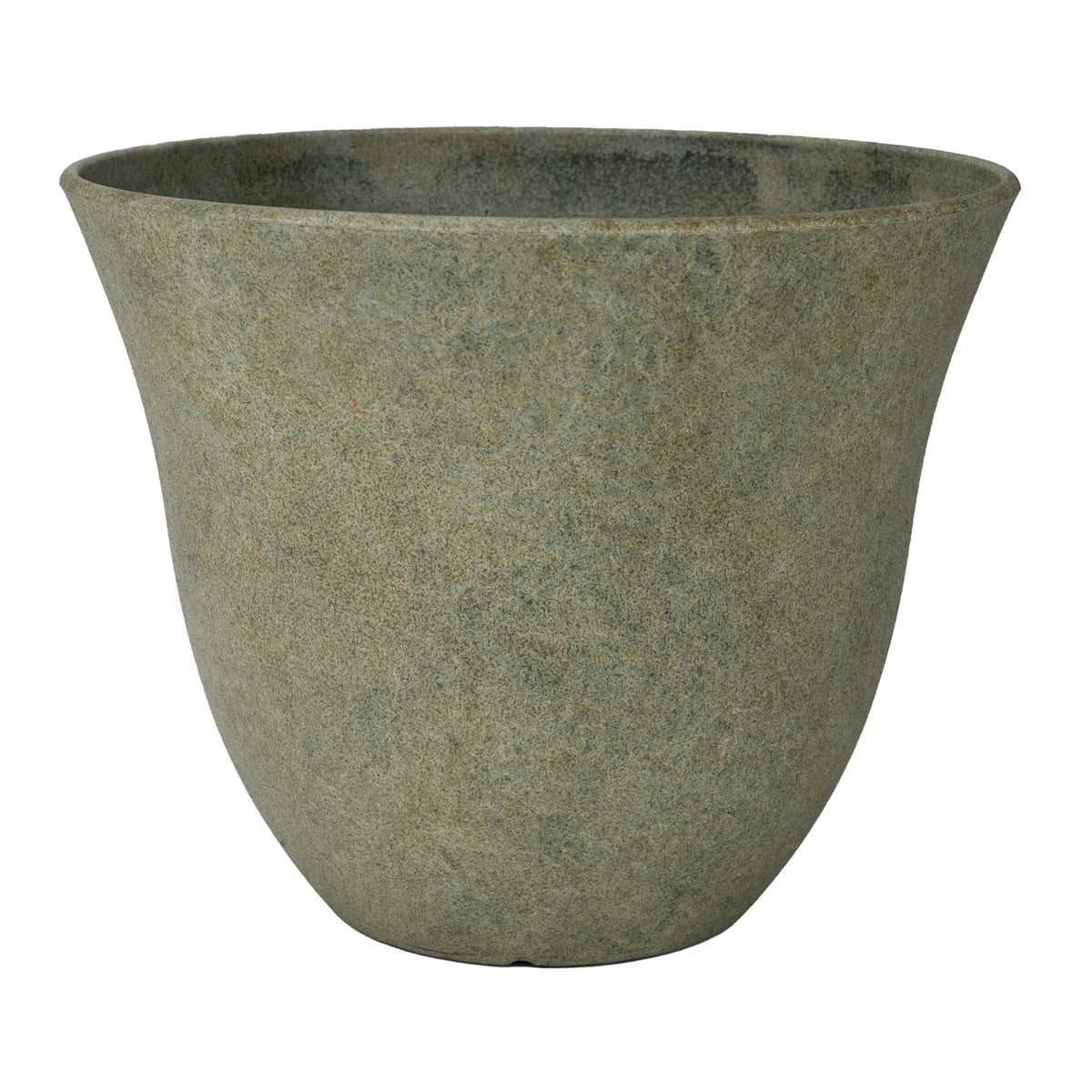 Classic Home and Garden Honeysuckle planter with fossil finish in front view, outdoor display ready.