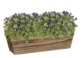 Buffalo Brown window box interior liner detail protects surfaces during planting.