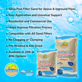 CLASSIC SAND & PLAY commercial pool setting with efficient filtration.