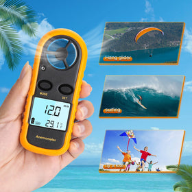 Clatoon Anemometer six-blade rotor improving measurement accuracy
