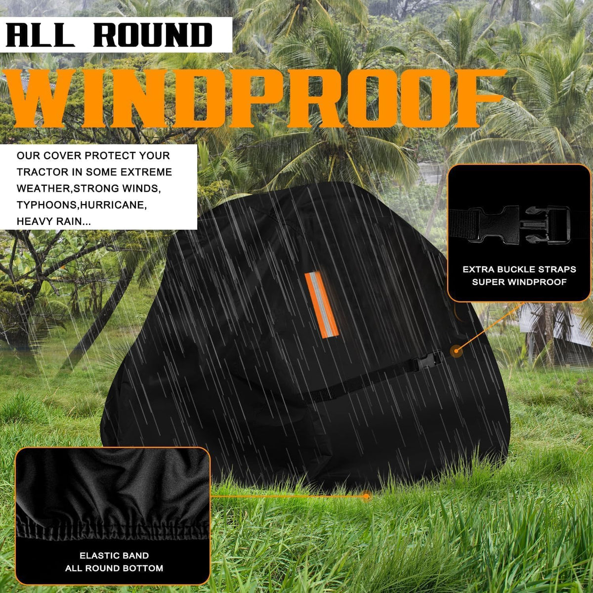 ClawsCover fade and UV resistant material helps maintain color in sunny climates.