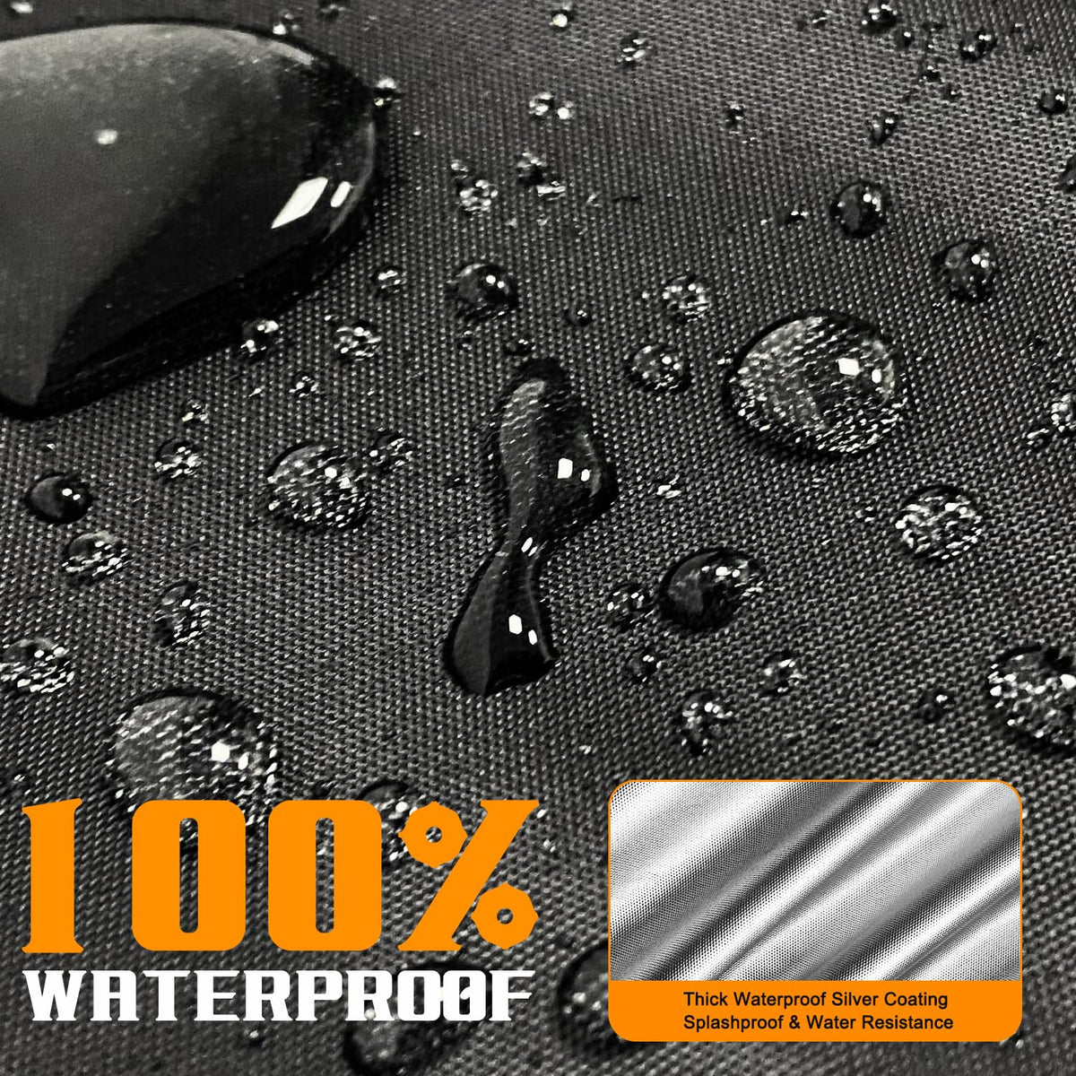 ClawsCover windproof buckle straps illustrate secure fit in strong winds.