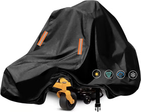 ClawsCover outdoor zero-turn mower cover over a 60-inch deck protects from rain and sun.