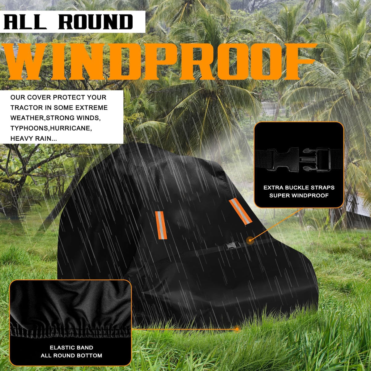 ClawsCover interior silver coating waterproof layer protects against water and rust