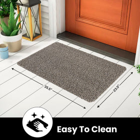 Clean Machine dog owners benefit from muddy paw debris captured at entry