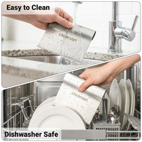 Cleanan bench scraper cleans easily and resists residue after baking sessions.