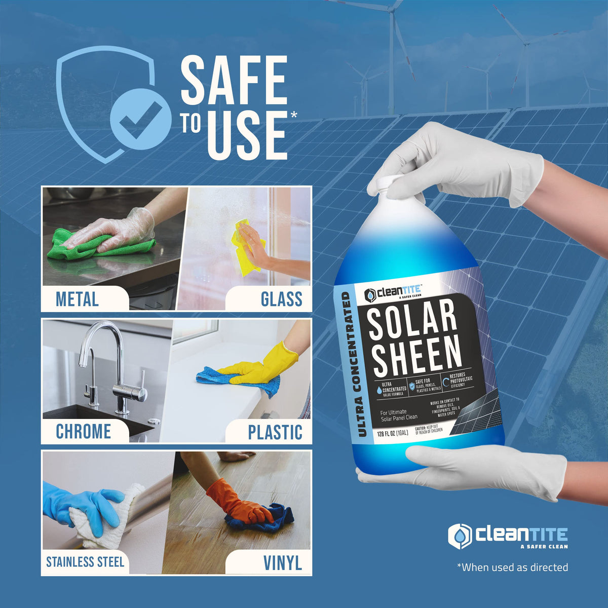 CLEANTITE USA-made cleaner supports family-owned US business values.