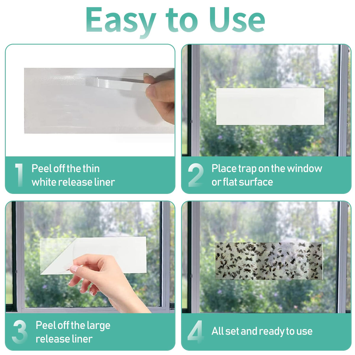 Cleanuper easy peel back strip shows residue-free removal after use.