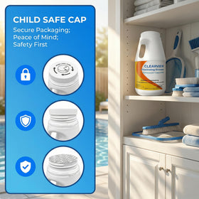 Quick-dissolve action supports efficient pool maintenance