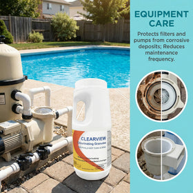 Ideal for spas and hot tubs, maintaining clean, inviting water.