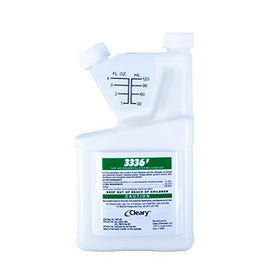 Cleary 3336F fungicide label and container, easy-to-follow directions for confident application.