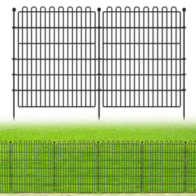 CLEASO 5-panel no-dig fence installation demonstrates quick, tool-free setup for your yard