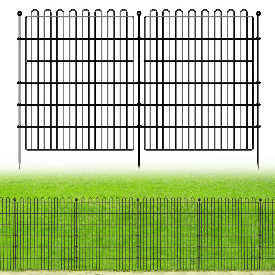 CLEASO 5-panel no-dig fence installation demonstrates quick, tool-free setup for your yard