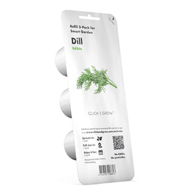 Click and Grow dill pods 3-pack in a compact indoor garden for fresh harvests