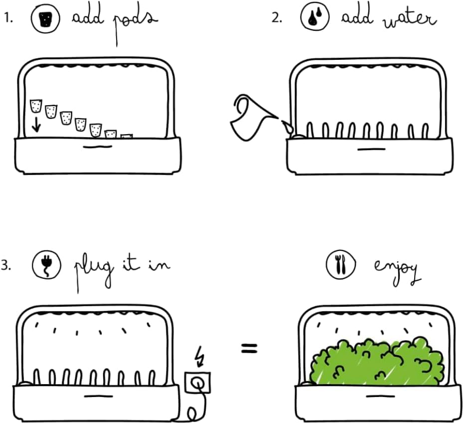 Click and Grow water-tank setup enables easy, clean at-home herb gardening