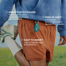 Cliganic vegan-label highlighting ethical outdoor protection