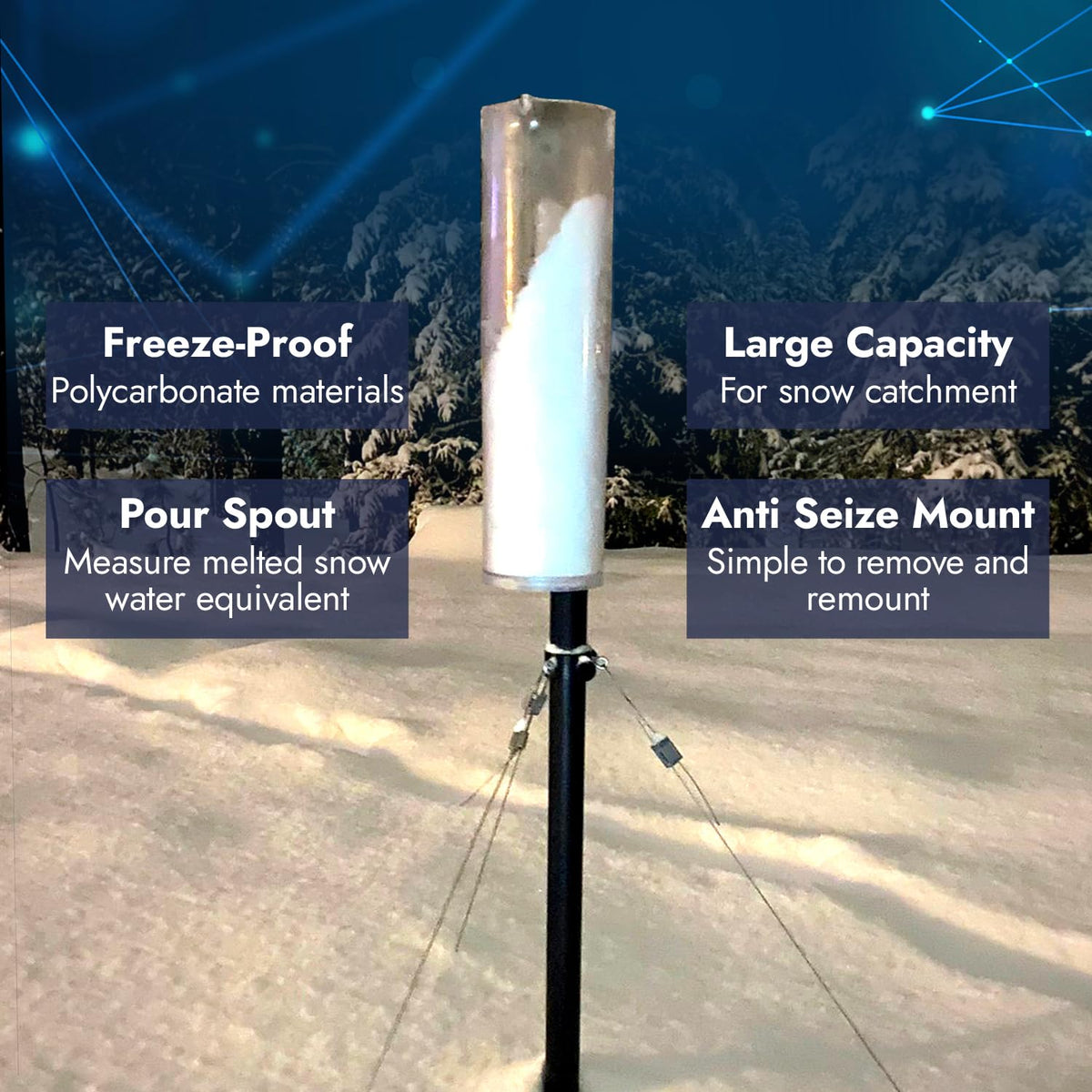 CLIMALYTIC Tropo Gauge inner and outer cylinders highlight high capacity