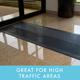 CLIMATEX rubber runner mat easy to rinse clean with soap
