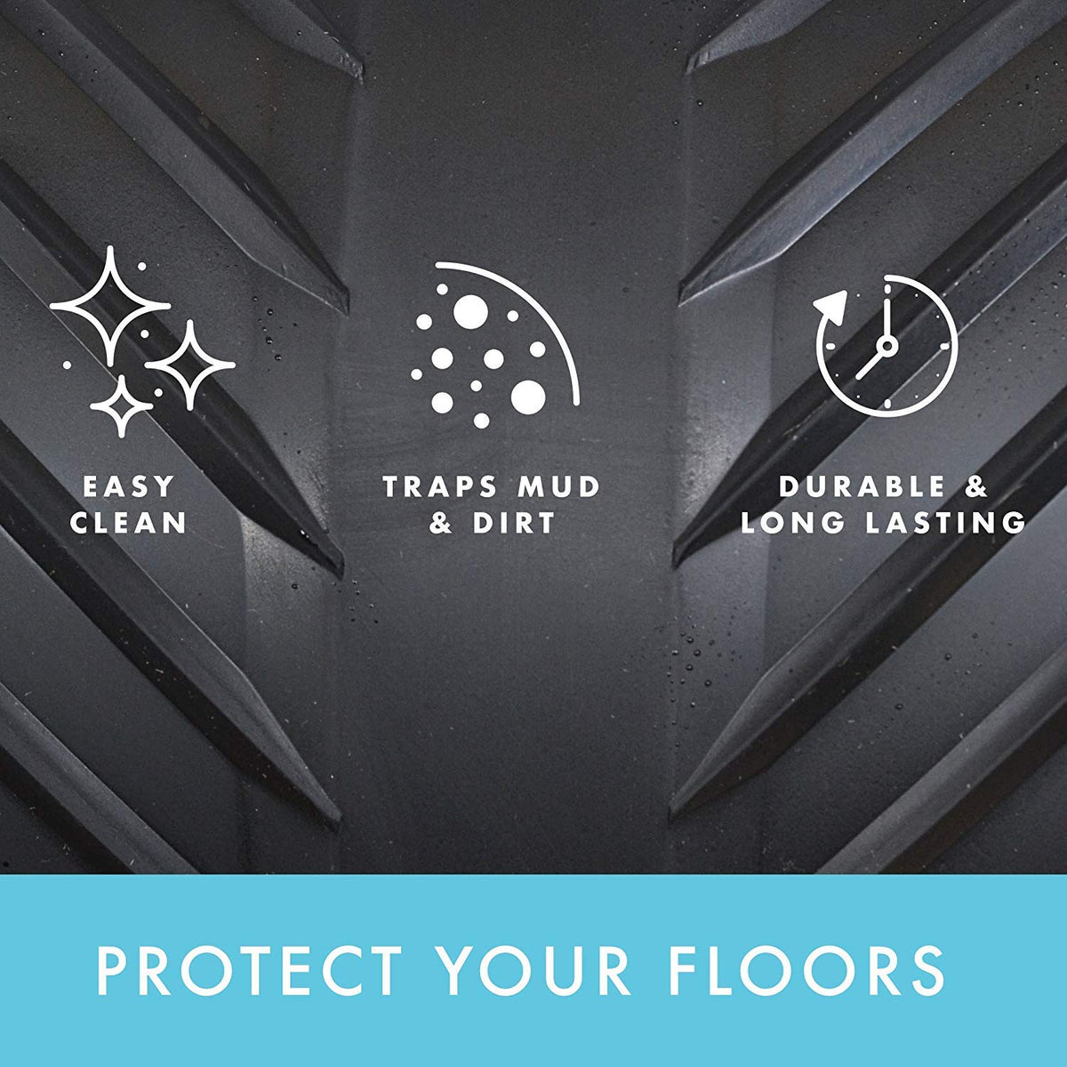 CLIMATEX rubber runner mat made with recycled materials and durable