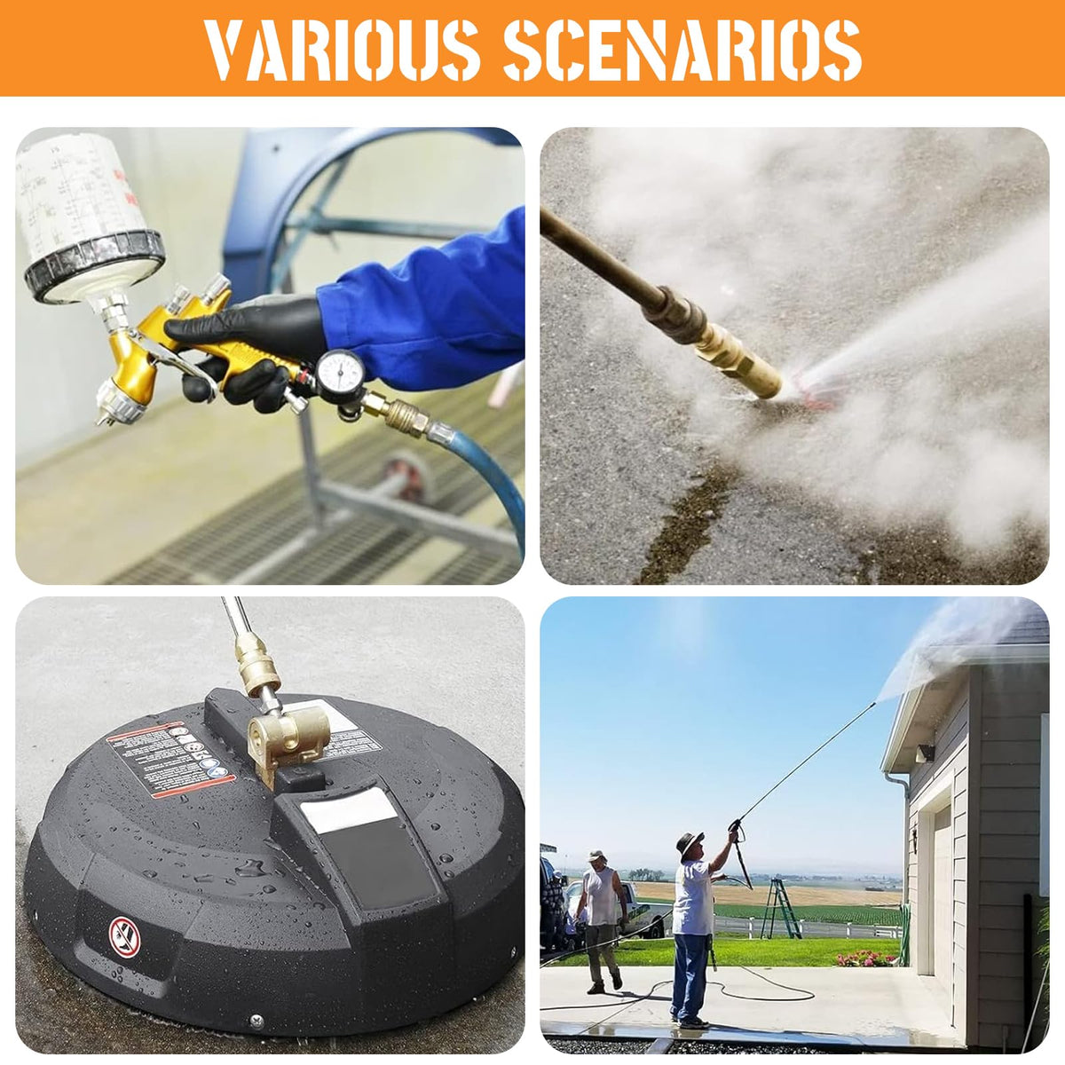 Durable brass construction resists corrosion for long-term outdoor use.