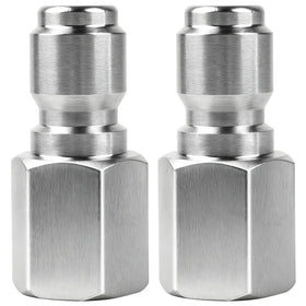 CLIO 1/4 inch male quick connect from the pressure washer coupler set for fast setup