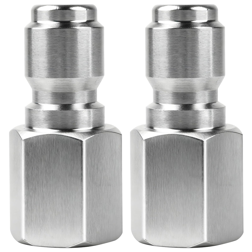 CLIO 1/4 inch male quick connect from the pressure washer coupler set for fast setup