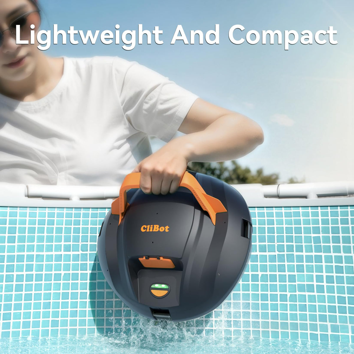 CliBot S1 safe for vinyl and fiberglass surfaces to prevent damage