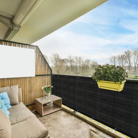 Cliselda breathable-durable-material HDPE fabric resists sun and rain for outdoor use.