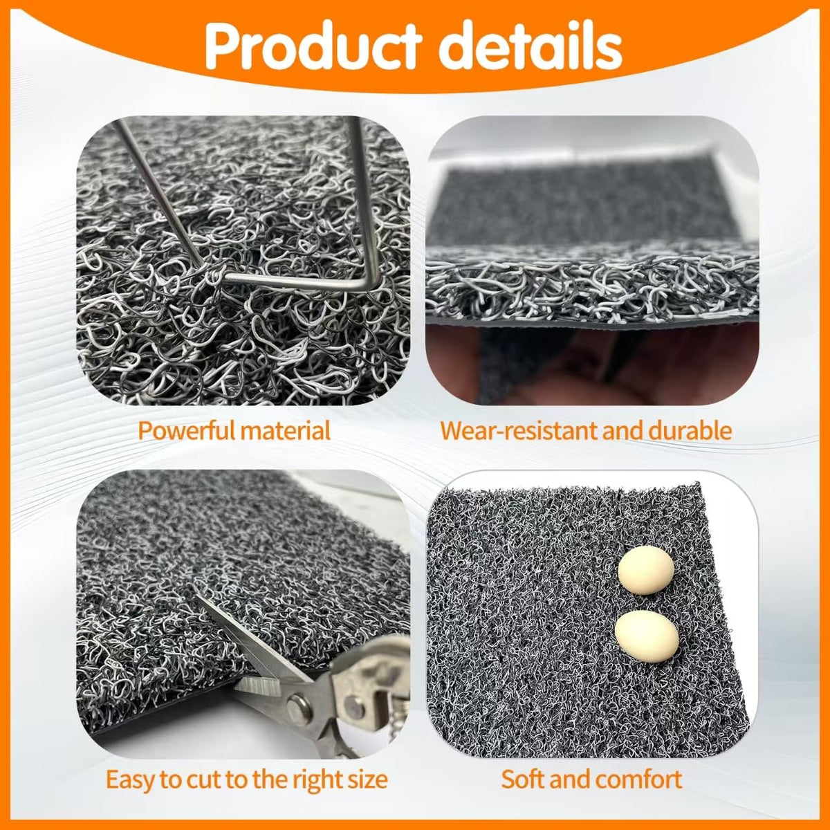 CLOCAL 12x12 inch pad demonstrates generous coverage for nesting boxes.