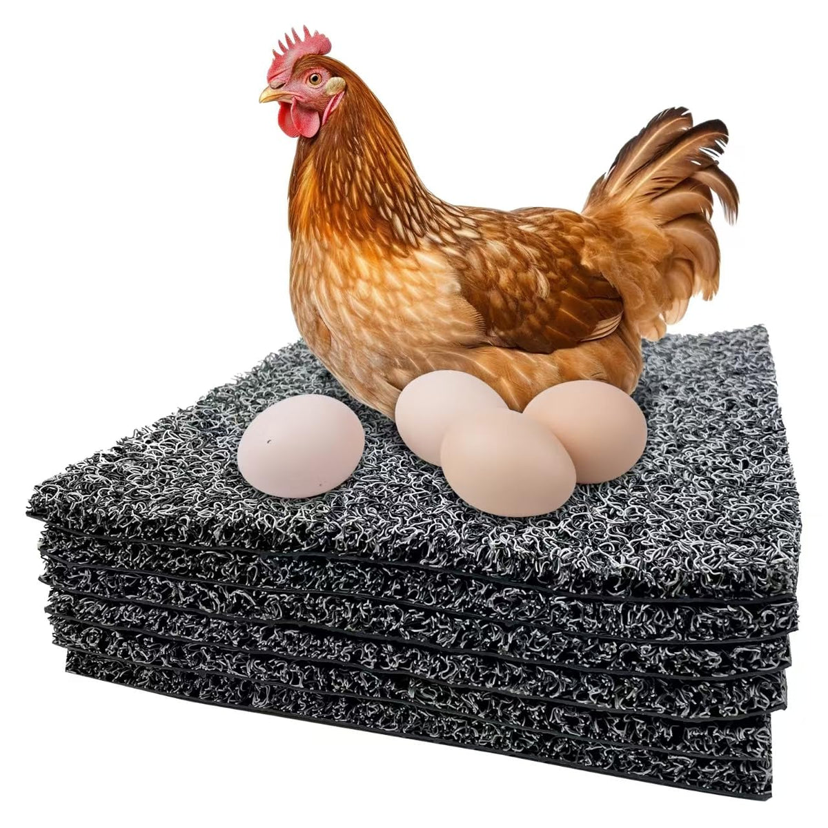 CLOCAL nesting pad features soft egg support and a non-slip base for stable laying.