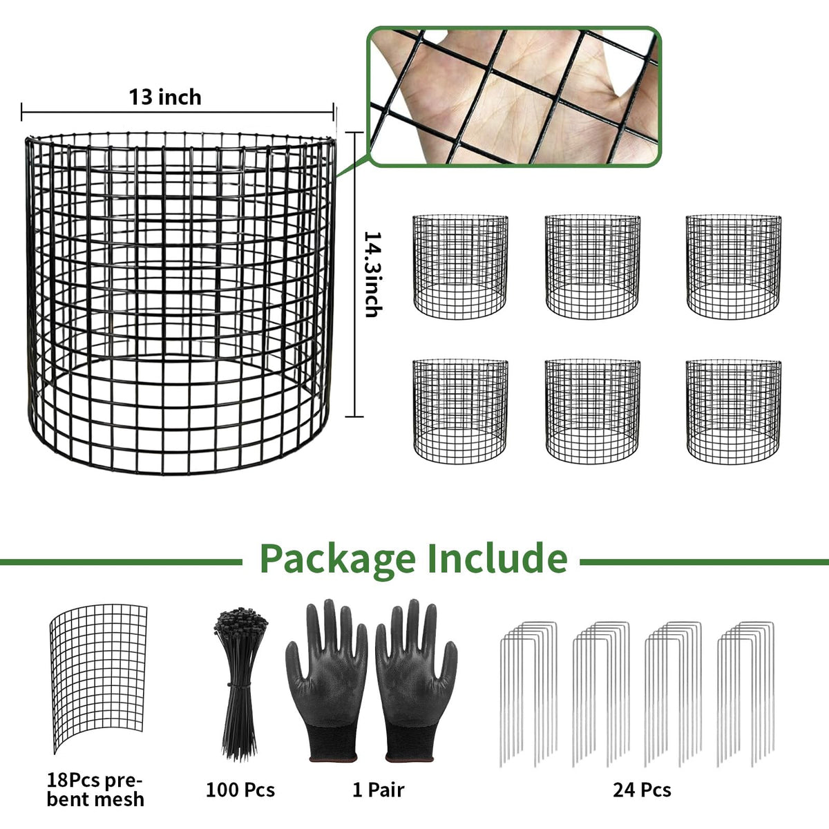 CLOCAL versatile protector for roses lilies and vegetables