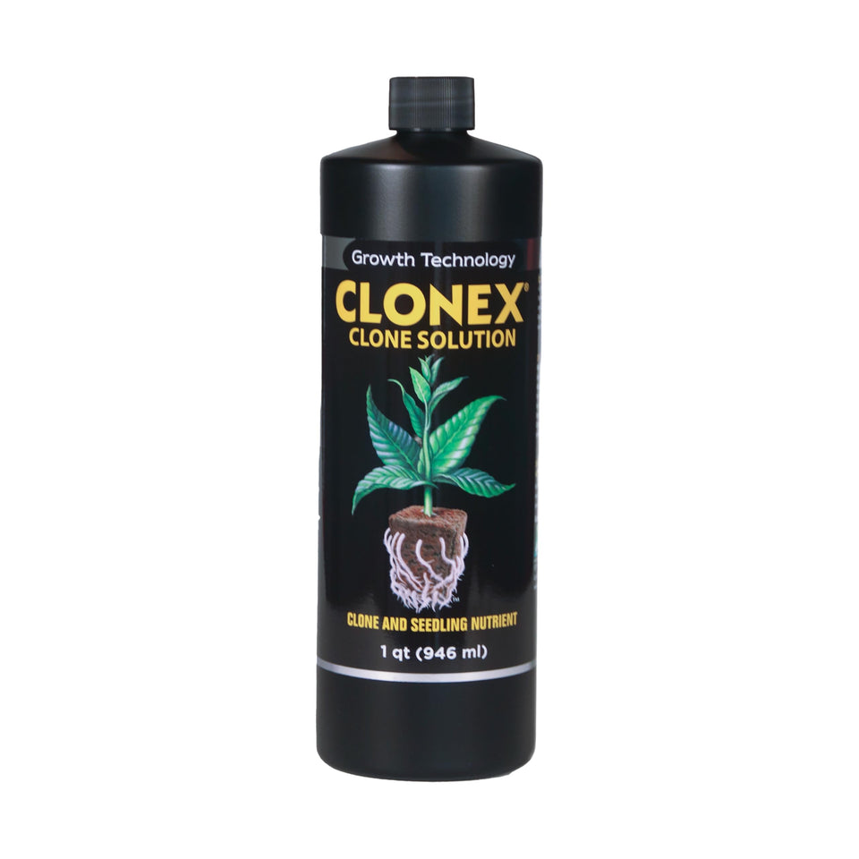 Clonex Clone Solution bottle pour for easy propagation feeding.