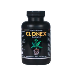 Clonex Rooting Gel bottle 250ml ready for reliable root initiation in cuttings.