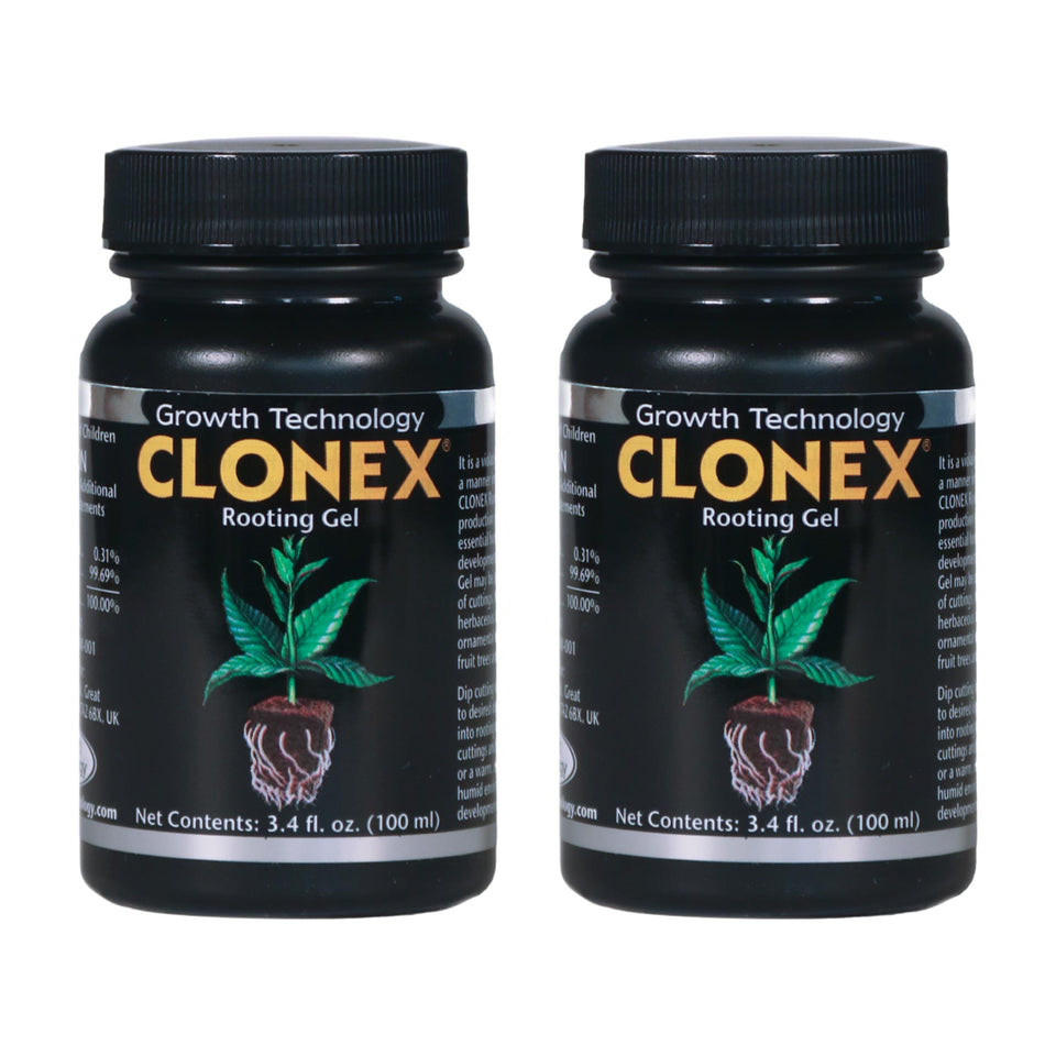 Clonex Rooting Gel bottle close-up showing reliable root initiation