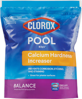 Clorox Pool&Spa calcium hardness increaser bottle restores balance for clearer water