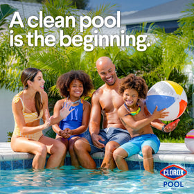 Clorox Pool&Spa ClearPHOS in action removes phosphates to reduce maintenance.