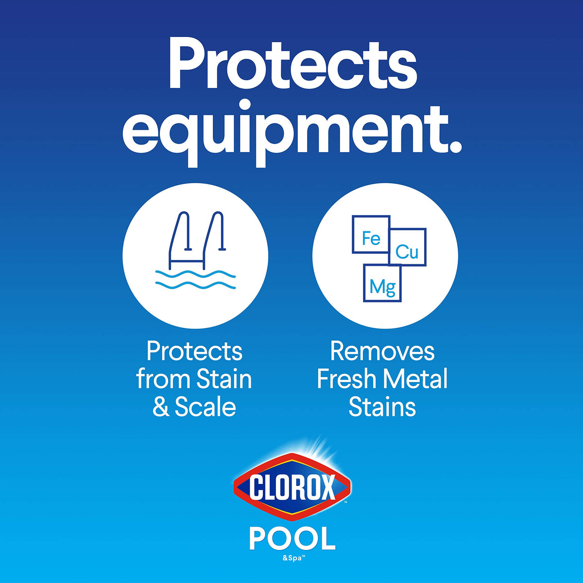 CLOROX Pool&Spa app interface guiding pool maintenance