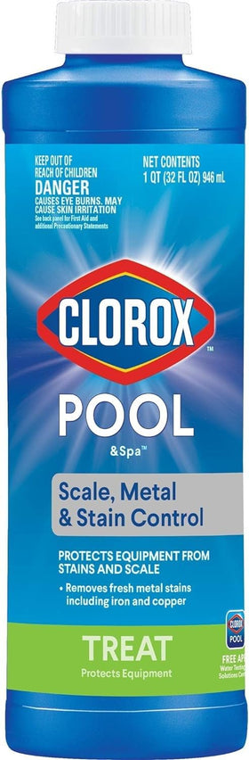 CLOROX Pool&Spa bottle for scale and stain control in pools