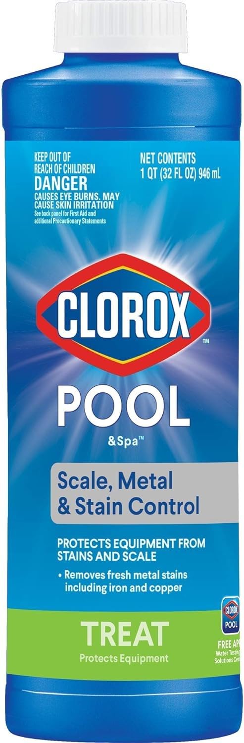 CLOROX Pool&Spa bottle for scale and stain control in pools