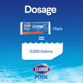 Clorox Pool&Spa Shock XTRABLUE Plus clears algae and clarifies water