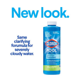 CLOROX Pool&Spa Sink to Clear transforms cloudy water toward clarity