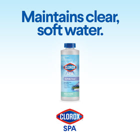 Clorox Pool&Spa waterline-prevention formula keeps spa walls pristine